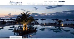 Desktop Screenshot of marebluebeachcorfu.com